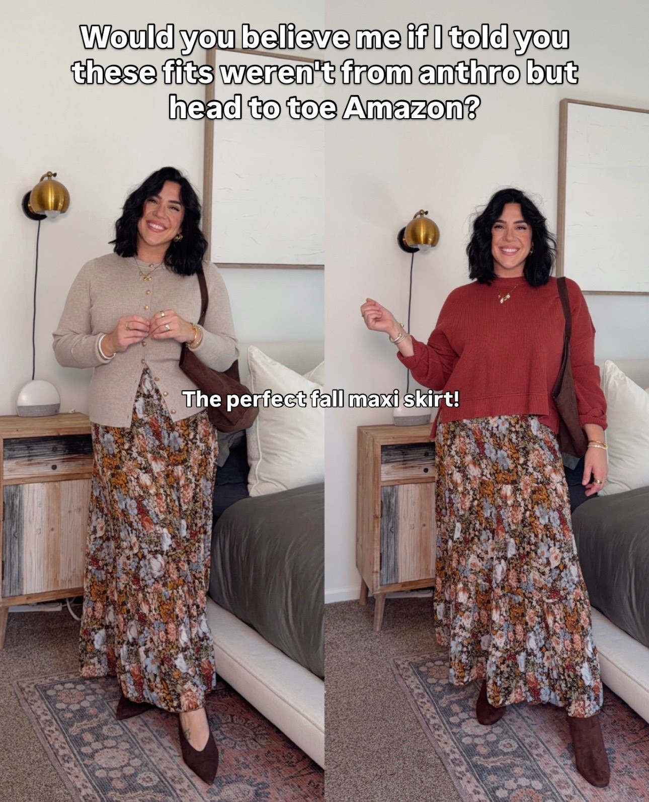 Fall fashion on Amazon, cozy workwear/teacher outfit with the cutest floral maxi skirt! 
Size L

#LTKSeasonal #LTKMidsize #LTKSaleAlert