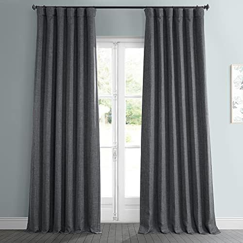 HPD Half Price Drapes BOCH-LN185-P Faux Linen Room Darkening Curtain (1 Panel) 50 X 96, BOCH-LN1854- | Amazon (US)