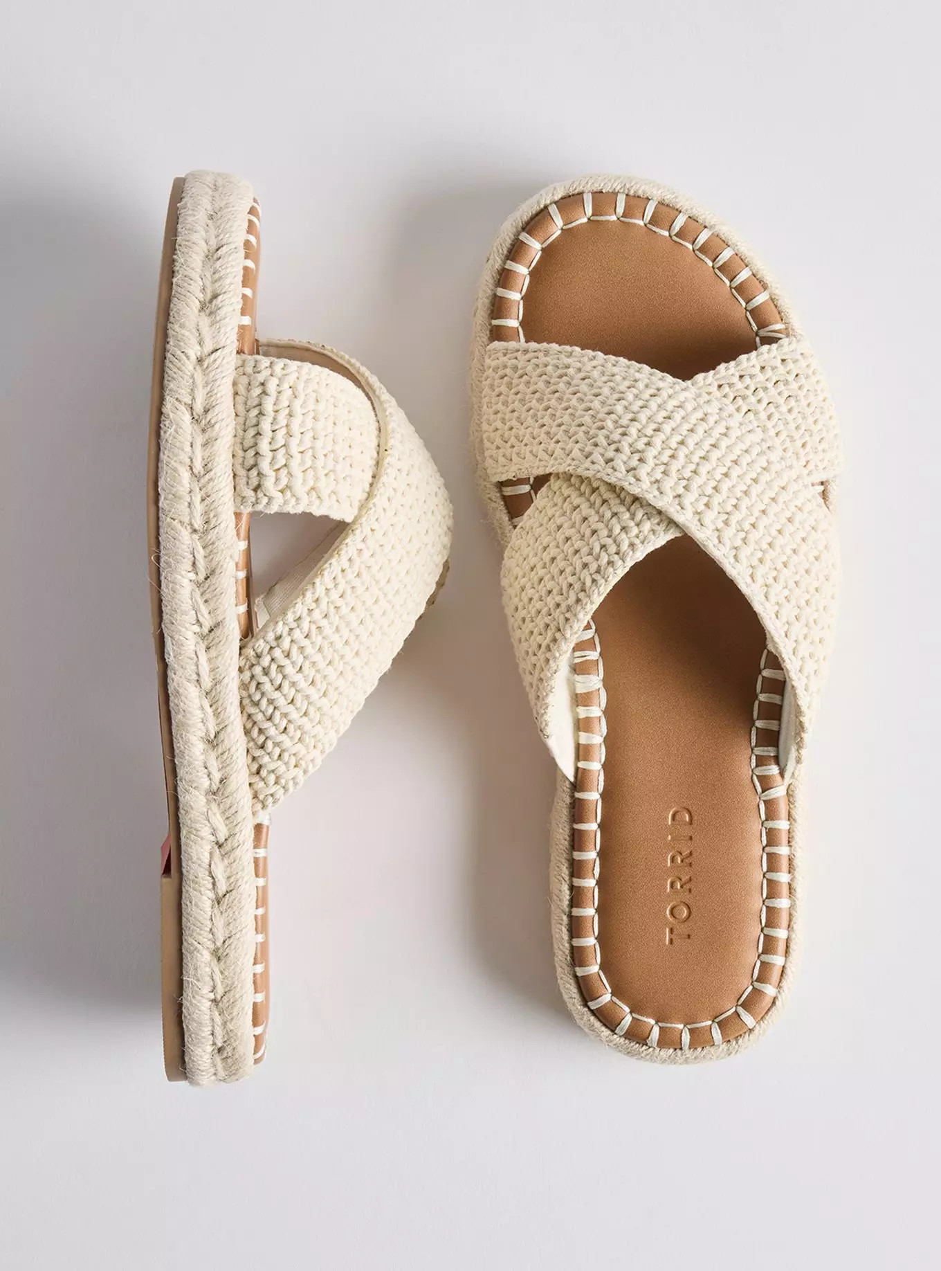 Cross Band Crochet Slide (WW) | Torrid (US & Canada)