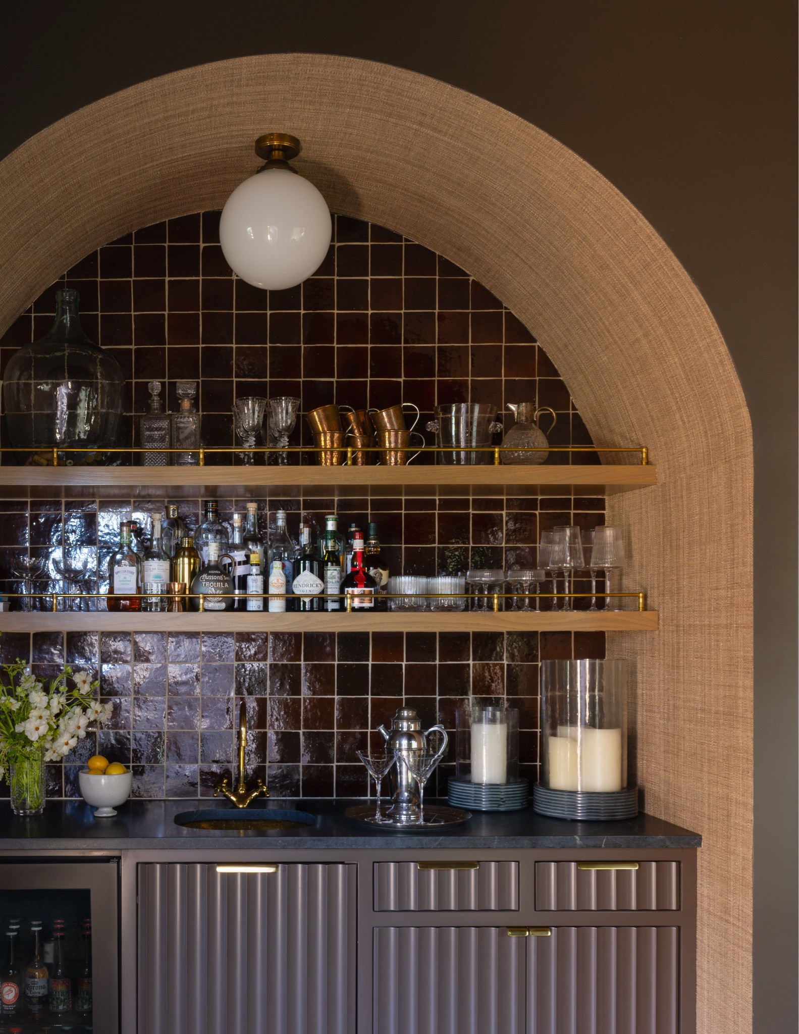 Do you have open shelving that you want to update and give a fresh look to? Take a page from our book and try these brass railings! We used them in our bar but they would be great for kitchen shelves or bookshelves too! 

#LTKStyleTip #LTKFindsUnder100 #LTKHome