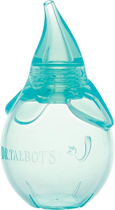 Dr. Talbot's Nasal Aspirator for Babies - Silicone - with Storage Case - Blue Elephant | Amazon (US)