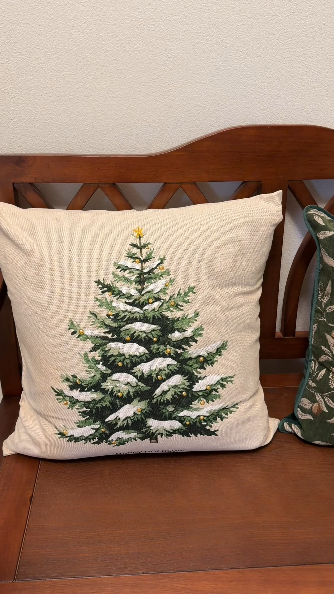 This canvas pillow cover with a printer tree is really pretty. It’s perfect for the holiday season  

#LTKHoliday #LTKFindsUnder50 #LTKHome