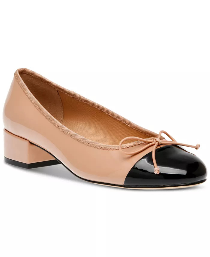 Steve Madden Women's Cherish Block-Heel Ballet Flats - Macy's | Macy's