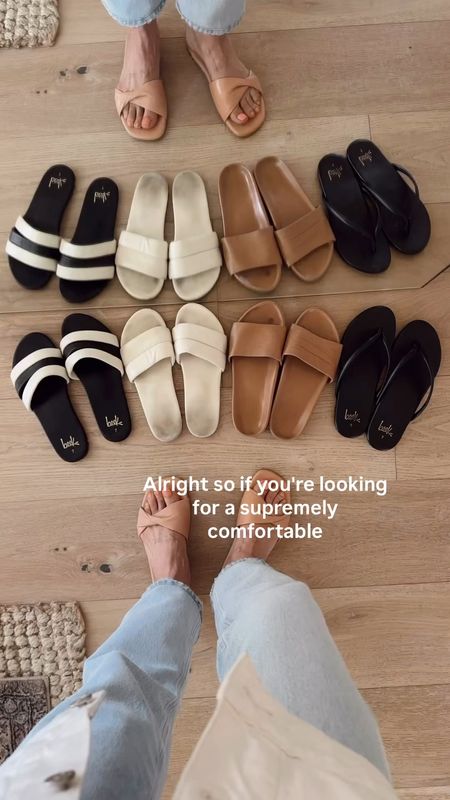 Supremely comfortable summer sandals 
Code ITSYBITSYINDULGENCES10 for 10% off 
Great for summer/Europe travels because they’re so versatile 
I’m a 6.5 and wear a size 7 

#LTKover40