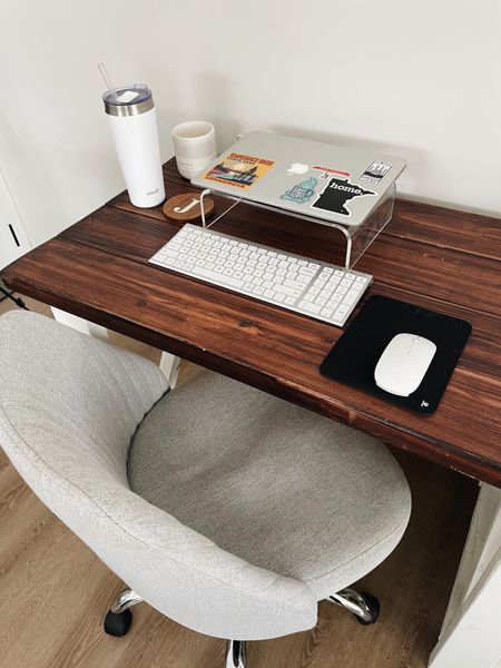 Work from home office essentials

Laptop stand, wireless keyboard, wireless mouse, office desk chair

#LTKunder50 #LTKunder100