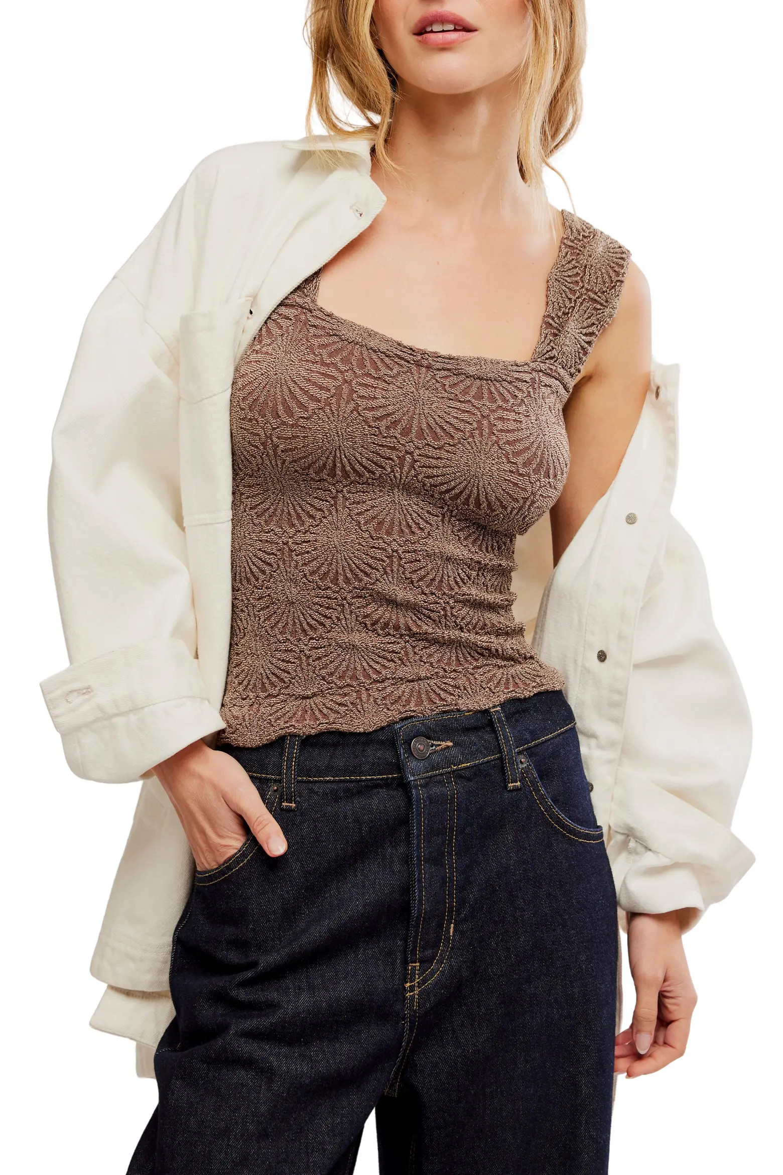 Love Letter Floral Knit Camisole (Women) | Nordstrom | Nordstrom