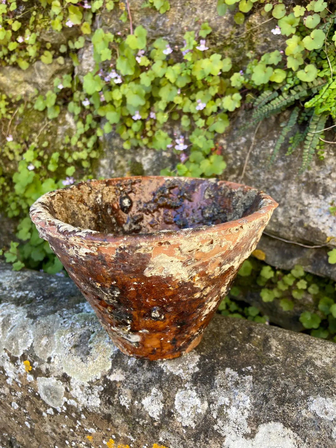 Antique French Terracotta Resin Harvesting Pot, Vintage Sap Pot, Farmhouse Decor, - Etsy | Etsy (Global)