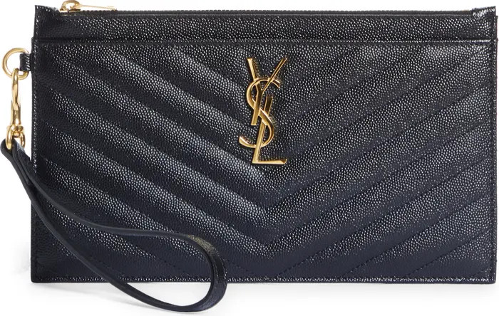 Monogram Matelassé Leather Pouch | Nordstrom