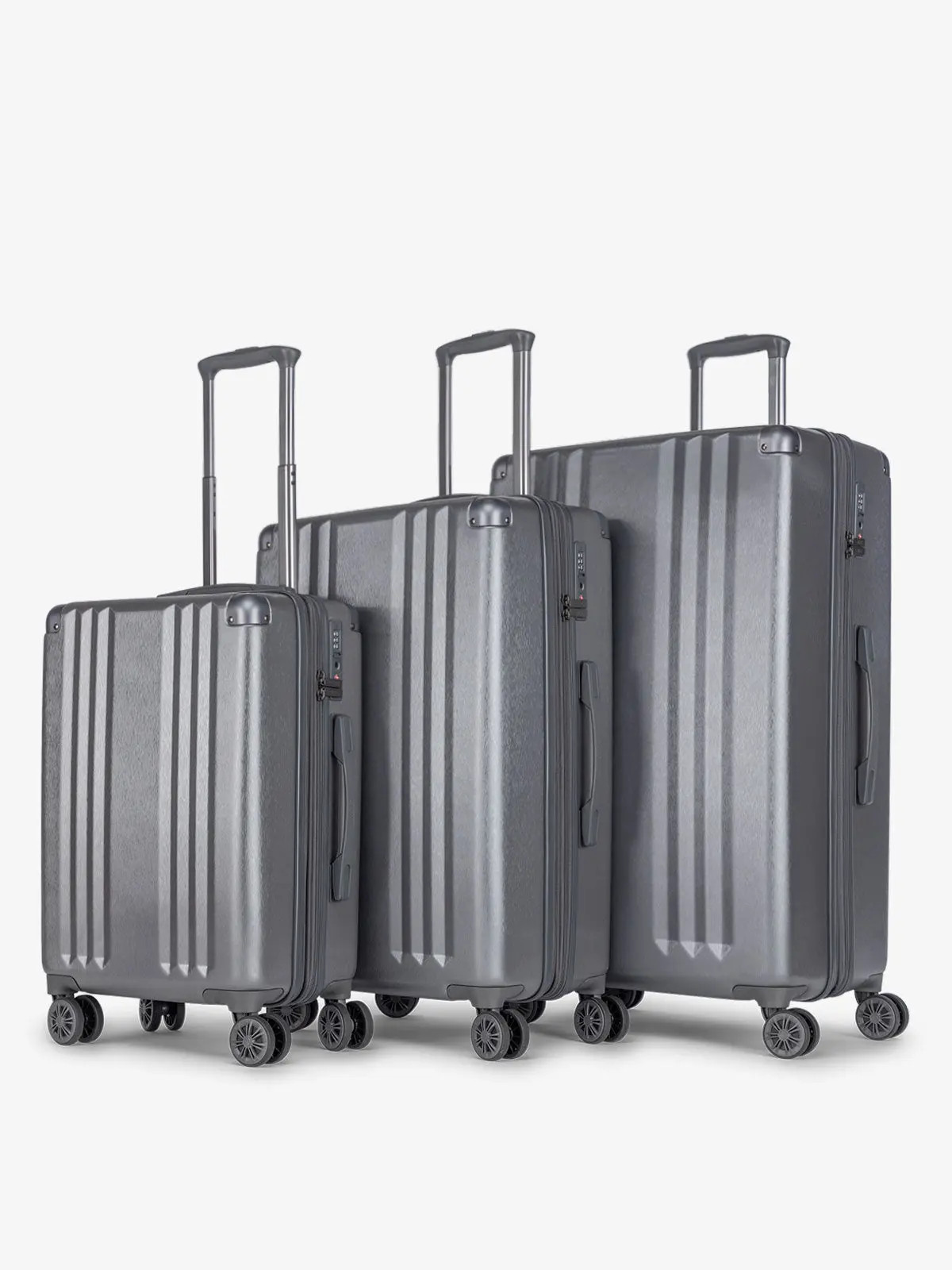 Ambeur 3-Piece Luggage Set in Gunmetal | CALPAK Travel