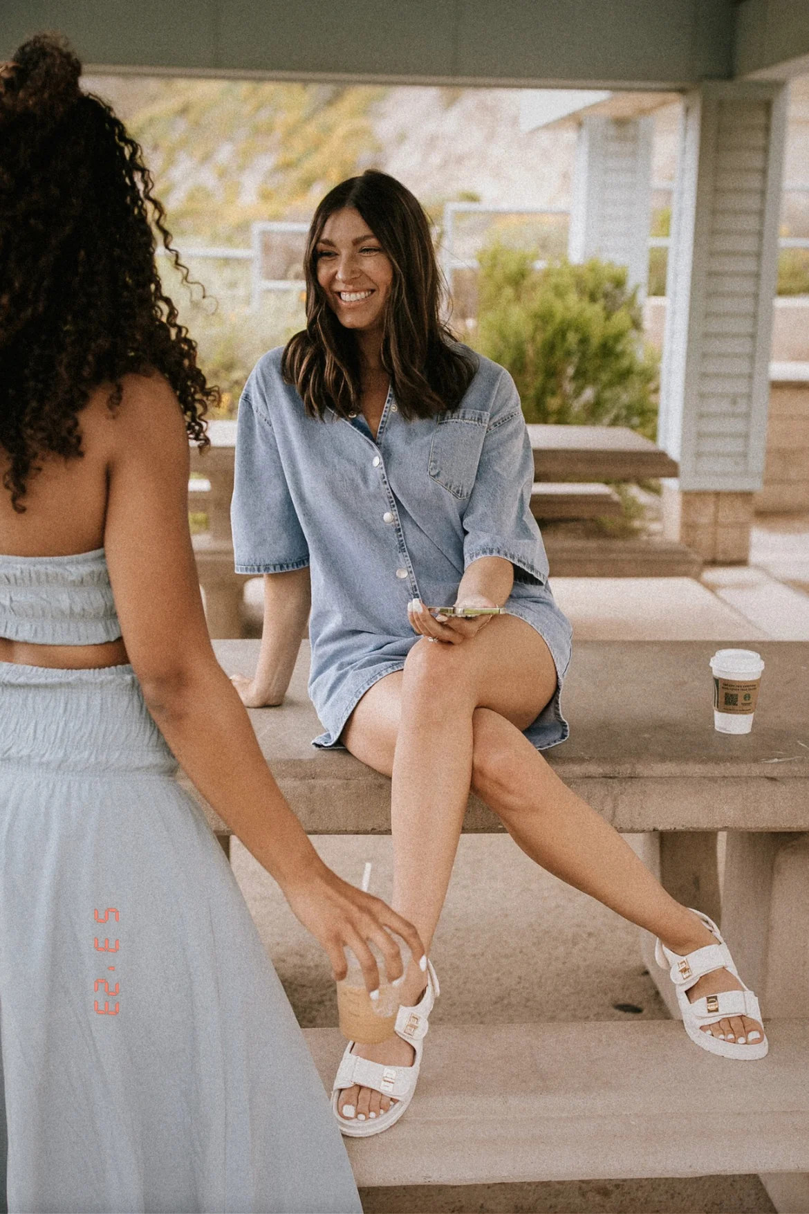 Boardwalk Romper - Denim | THELIFESTYLEDCO