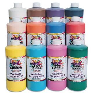 Color Splash® Washable 12 Color Tempera Paint Set, 16 oz | 16 fl oz | Michaels® | Michaels Stores
