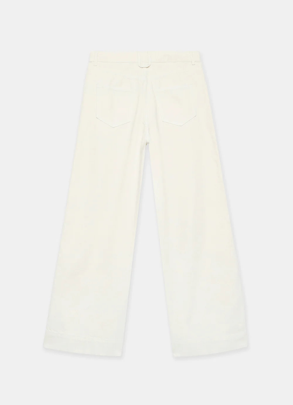 Cream Wide Leg Jeans | Mint Velvet