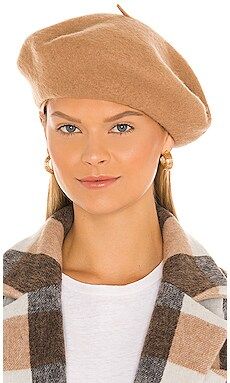 Hat Attack Classic Wool Beret in Camel from Revolve.com | Revolve Clothing (Global)