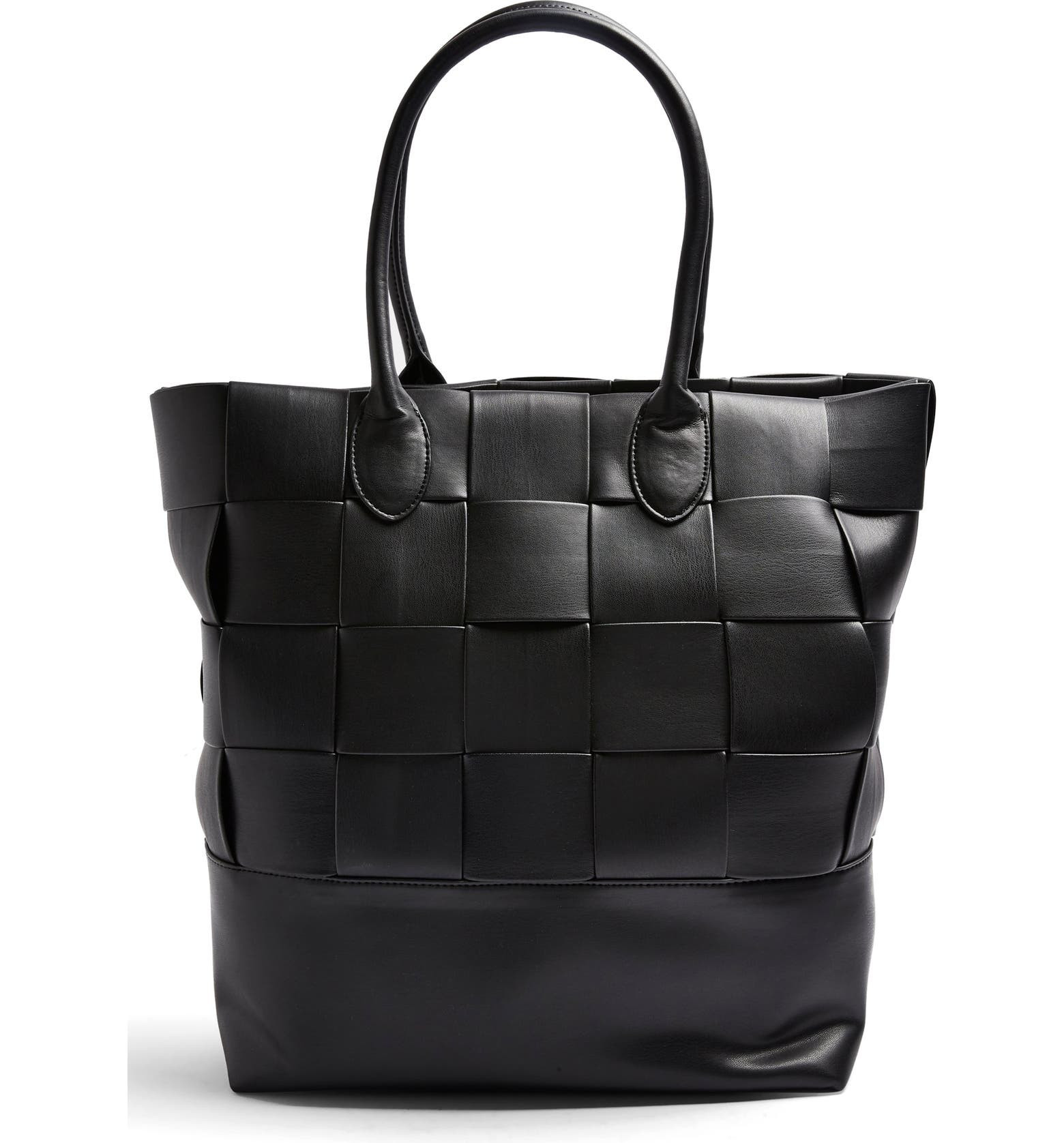 Weave Faux Leather Tote | Nordstrom