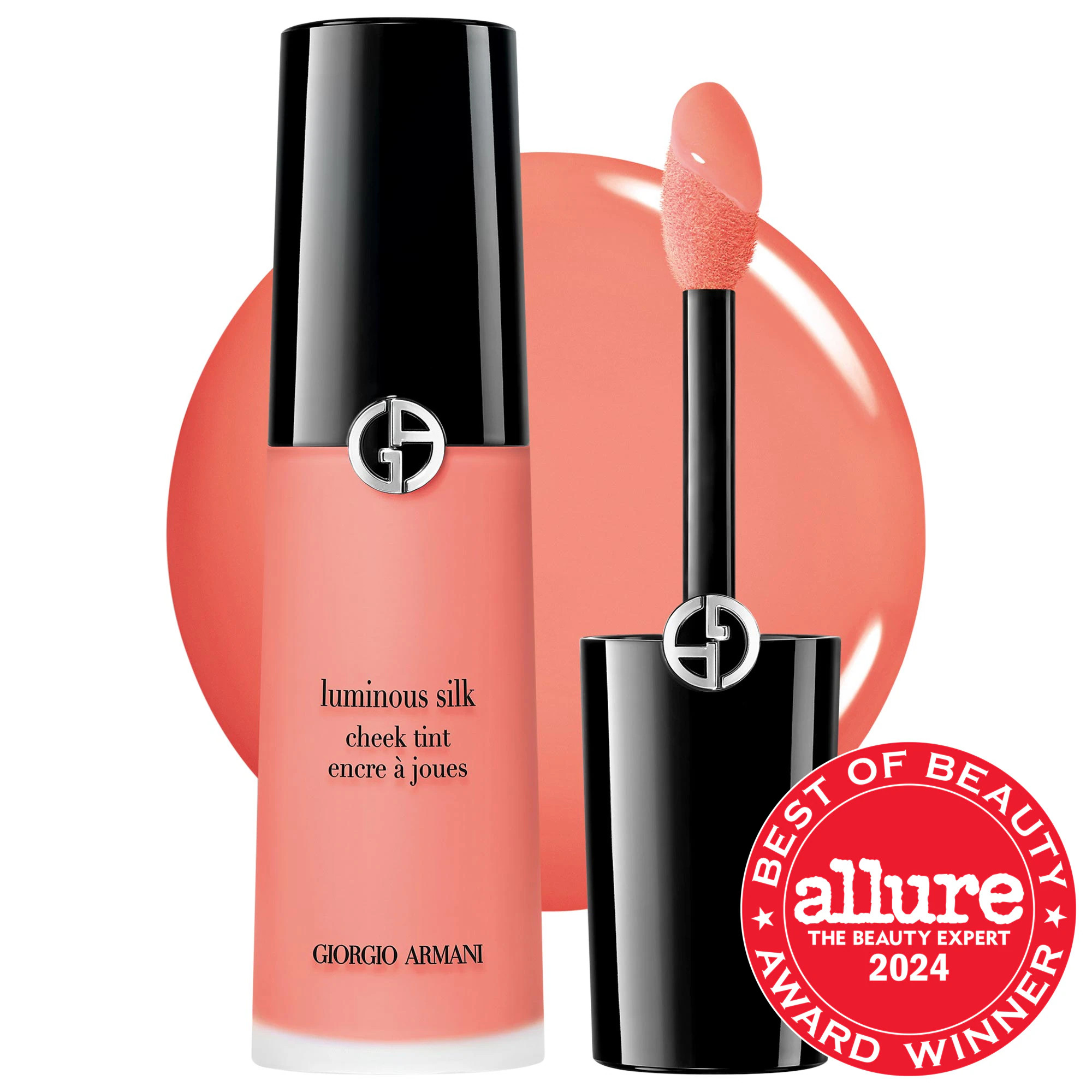 Armani Beauty Fard à joues teinté Luminous Silk 50.5 Rosy Peach 0.4 oz/12 mL | Sephora (US)