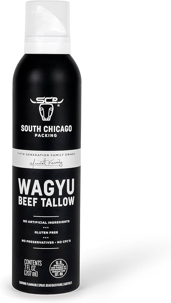 South Chicago Packing Wagyu Beef Tallow Spray, Keto and Paleo Diet Friendly, Umami-Rich, Flavorfu... | Amazon (US)