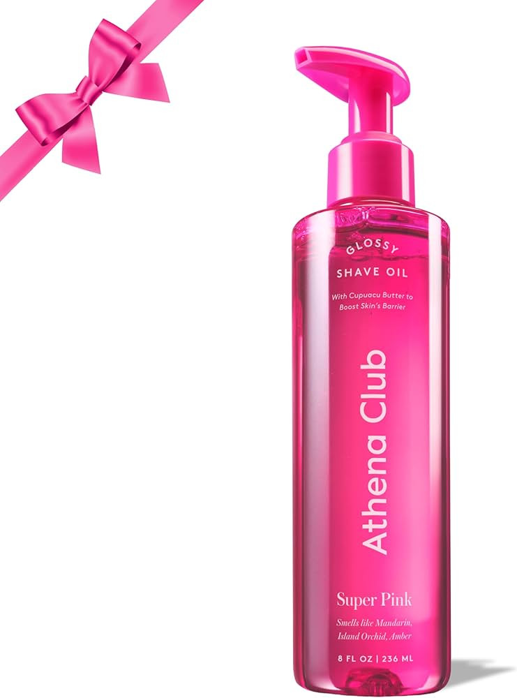 Athena Club Glossy Shave Oil for Women | Super Pink | 8 fl. oz. | Skincare Meets Shave | Luxuriou... | Amazon (US)