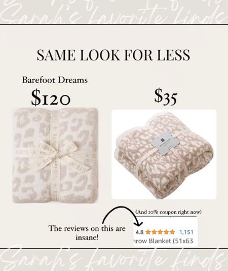 Barefoot Blanket Look for Less! Great option for gifting this Holiday Season! The reviews on this are so so good.

#LTKHolidaySale #LTKGiftGuide #LTKHoliday
