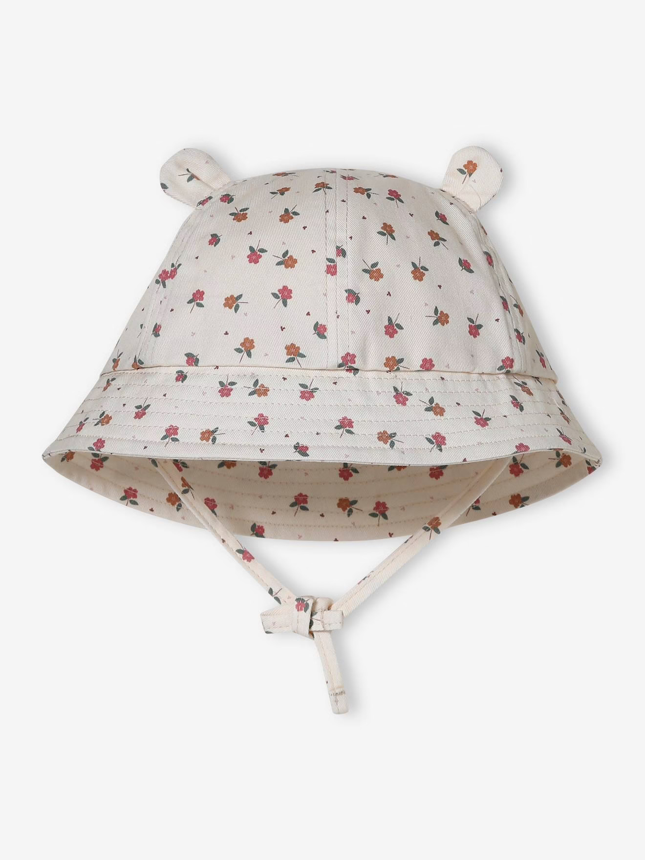 Printed Bucket Hat for Baby Girls - ecru | Vertbaudet (UK)