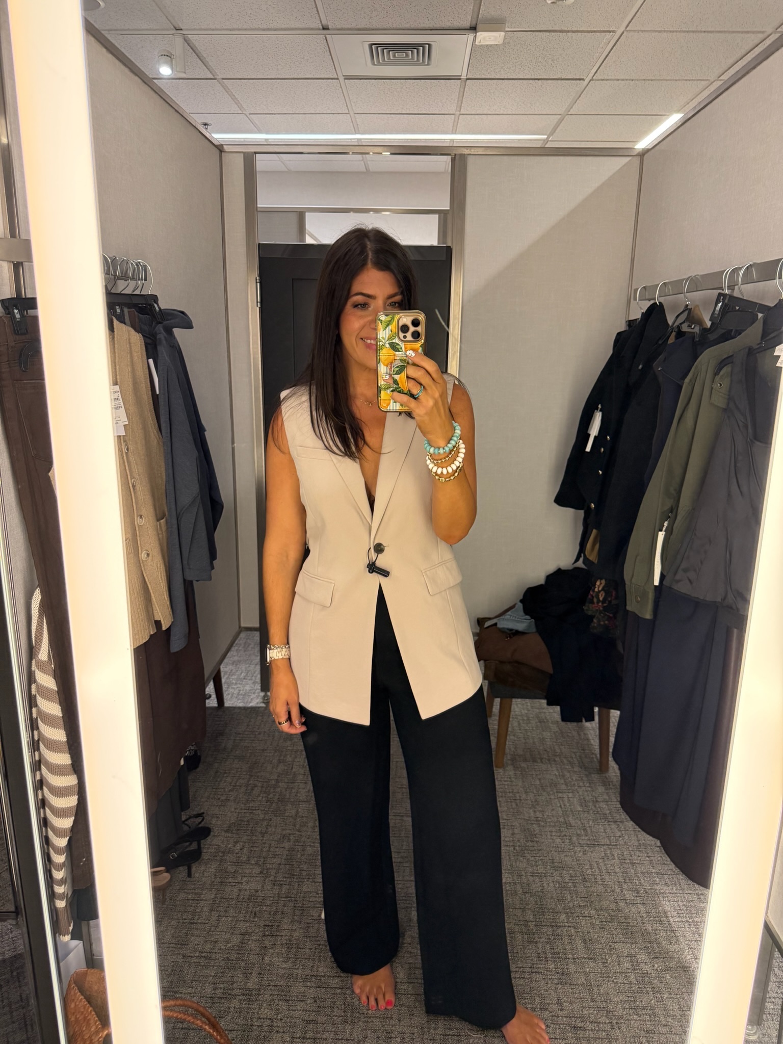 Nordstrom sale finds, In an 8/m top and bottoms, 29 jeans in all but Levi’s (30) 

Workwear, midsize fall outfits , nsale, easy outfit, what to wear, fall midsize outfit, ootd, midsize fall, causal, workwear, office attire, trousers, work vest