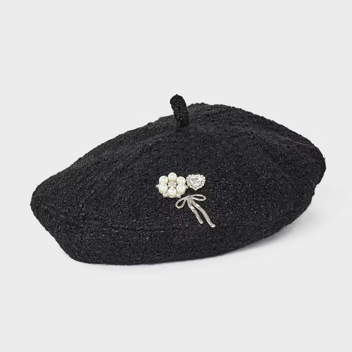 Pearl Embellished Beret Hat - A New Day™ | Target