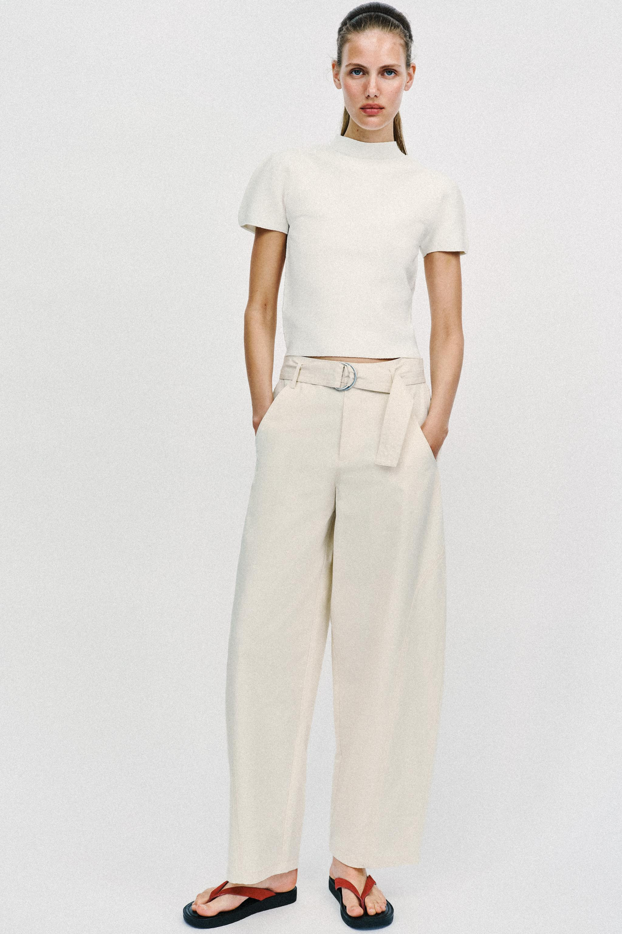 PUFF SLEEVE KNIT TOP | Zara US