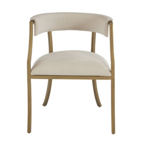 Ada Dining Chair with Natural Linen - Set of 2 | Ballard Designs, Inc.