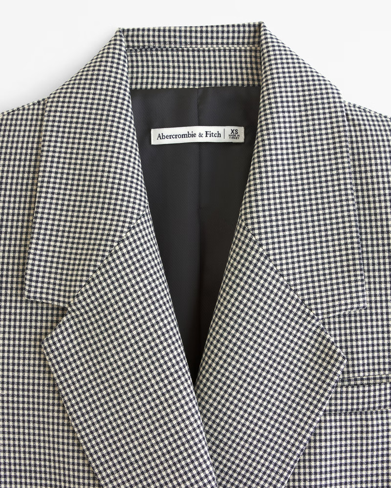 Double-Breasted Slouchy Blazer | Abercrombie & Fitch (US)