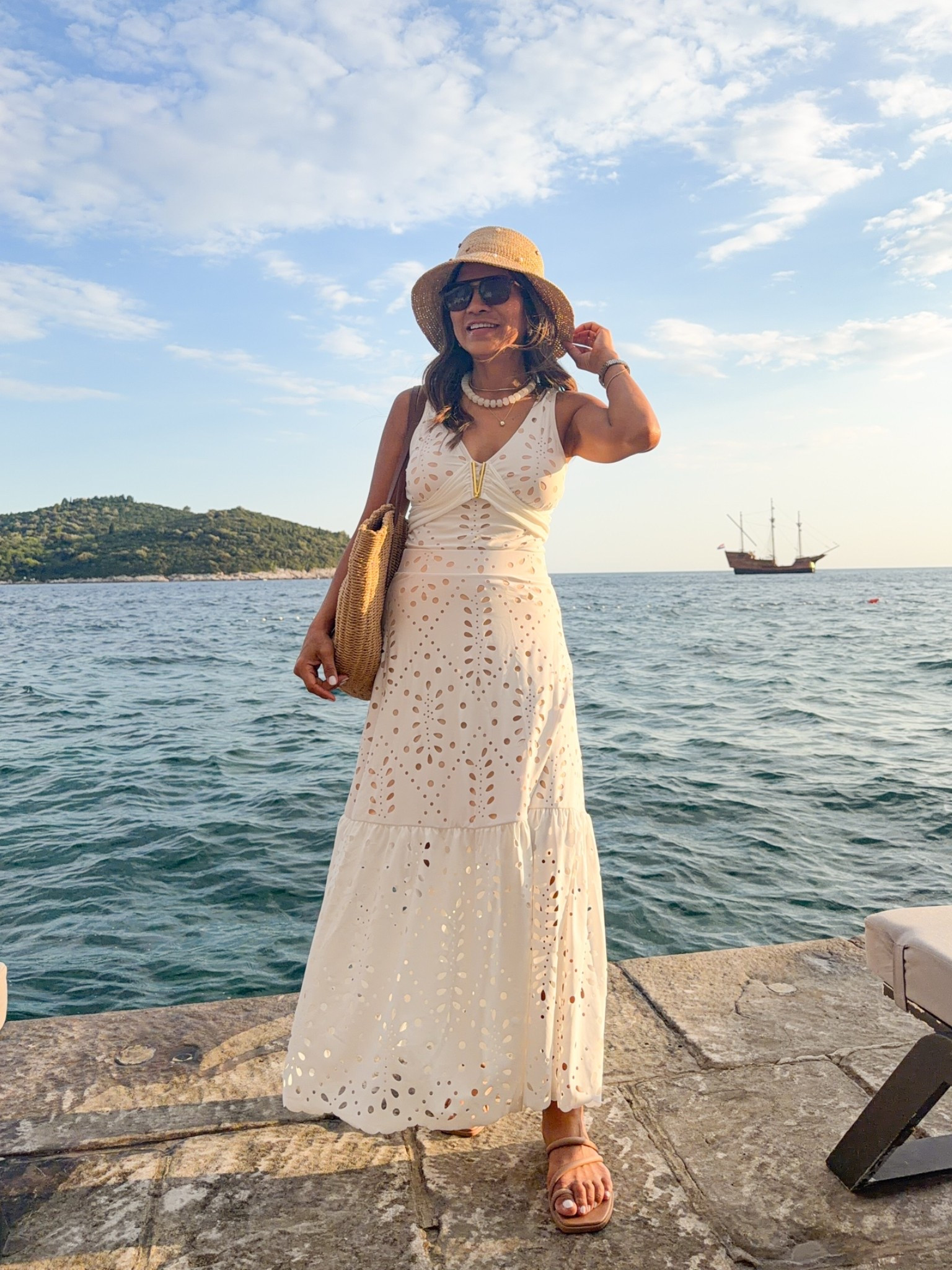 I’m 5’2” 118#ish for reference 
Swimsuit in size small; also comes in just the swimsuit. The model online makes it look like it’s a high cut and that’s not the case for me at all. 
Sandals tts.
All Accesories are linked.
Europe summer outfits, Europe outfit, vacation outfit, beach outfit, Amazon finds, over 50 style, midlife fashion, petite fashion,midlife women, affordable fashion, fashion over40

#LTKOver40 #LTKPetite #LTKTravel