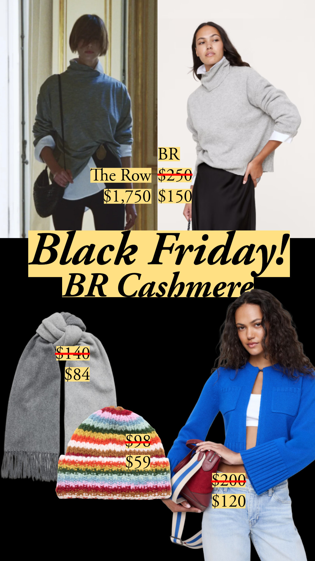  40% off Banana Republic INCLUDING CASHMERE through 11/29/25 🧶From my experience, the sweaters do not pill. My mom’s had their lightweight cashmere for years - no pilling. They’re true to size and so worth it! @bananarepublic | Black Friday | investment pieces under $200 | cashmere sweaters | cashmere hat | silk cashmere | wool cashmere | cashmere cardigan | cashmere turtleneck | modern classic style | quiet luxury | winter layering
 

 #LTKSaleAlert #LTKFindsUnder100 #LTKTravel