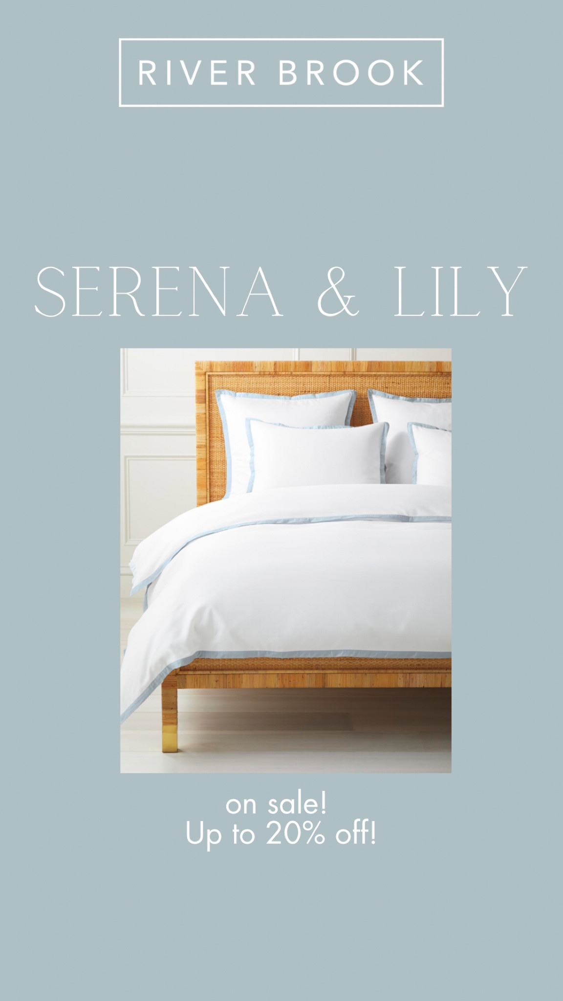 Serena & Lily bedding sale! 

#LTKhome #LTKsalealert
