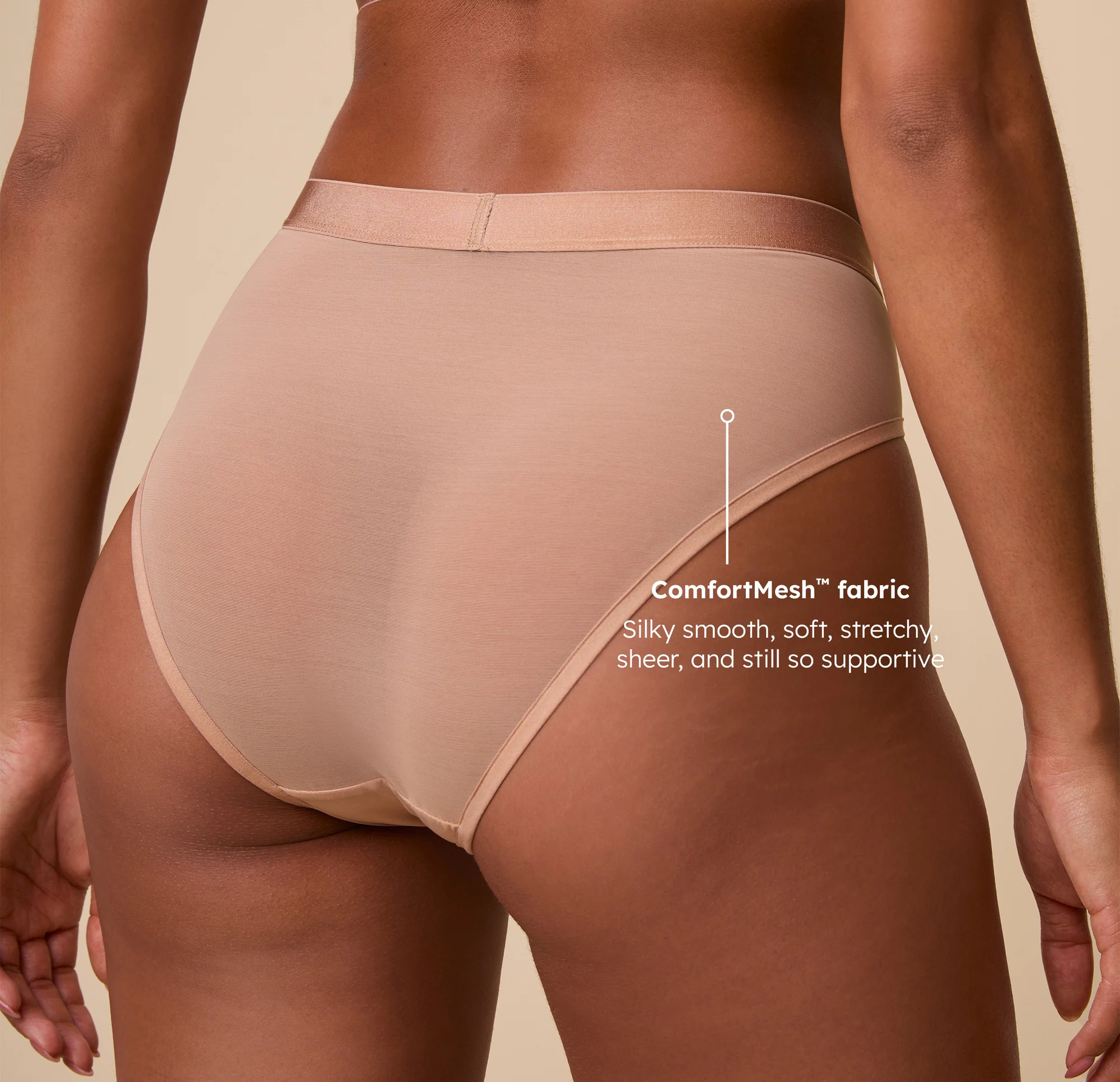 ComfortMesh™ Highwaist Brief | Harper Wilde