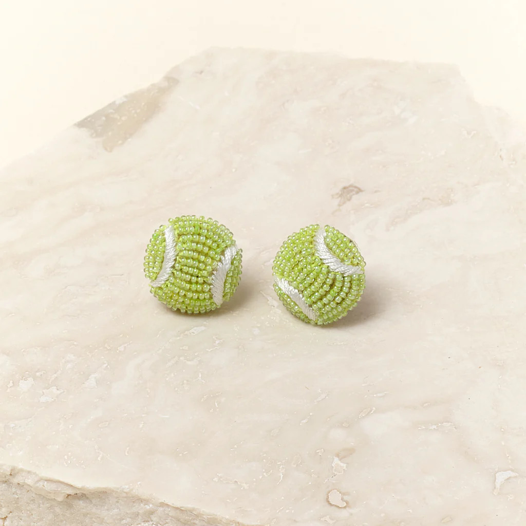 Tennis Ball Stud Earrings | Mignonne Gavigan