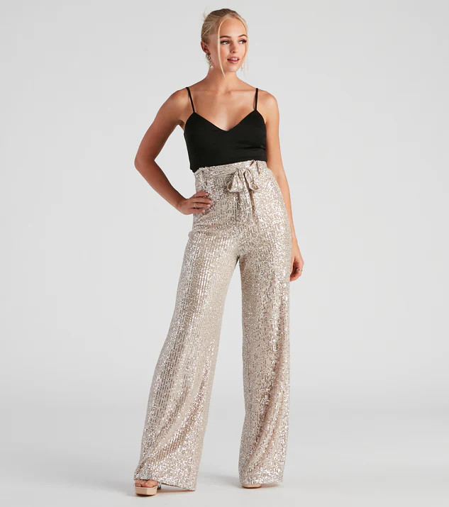 Step Up The Sparkle Sequin Jumpsuit | Windsor Stores