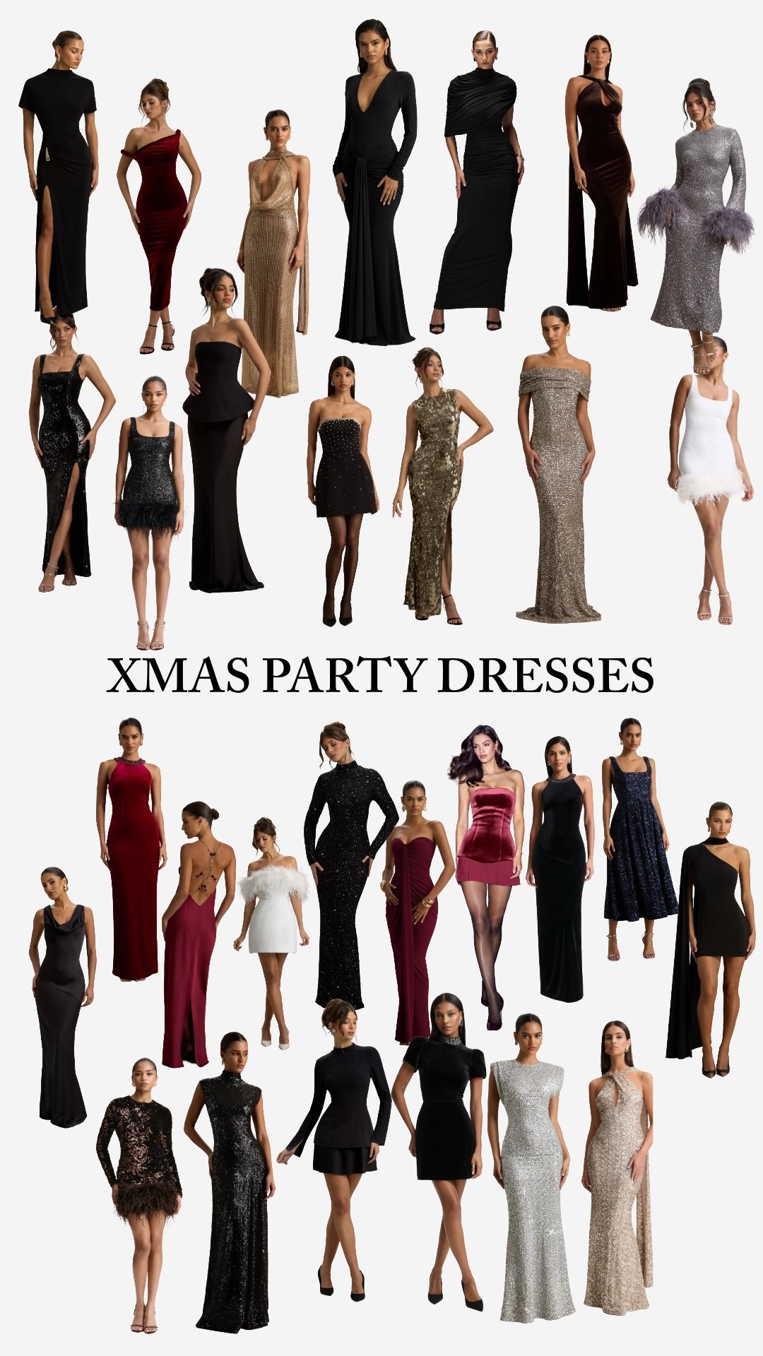 Christmas party dress inspo - sequin dresses, maxi dresses, New Year’s Eve dresses & party season outfits! 

#LTKwinter #LTKuk #LTKfestive