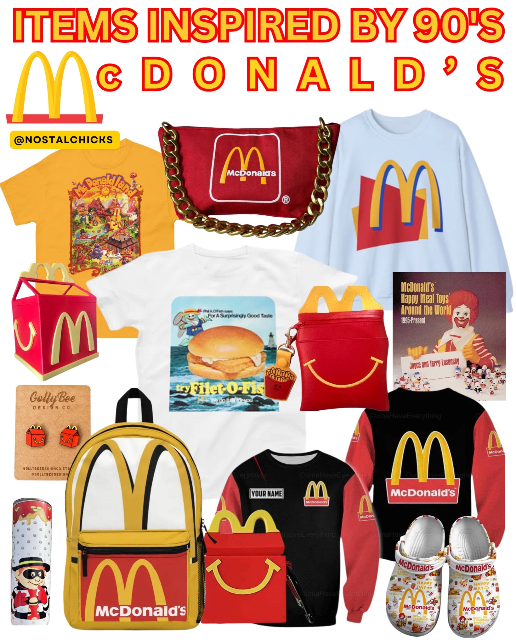 90’S MCDONALDS INSPIRED ITEMS
#mcdonalds #90s #90skids