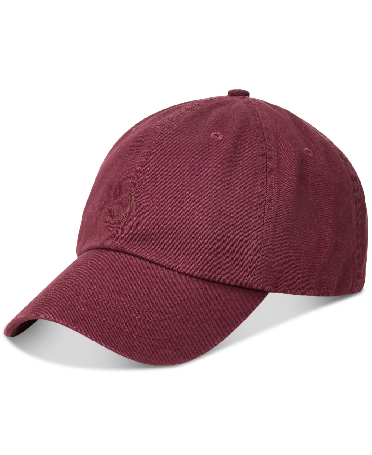 Polo Ralph Lauren Men's Garment-Dyed Twill Ball Cap - Rich Ruby | Macy's