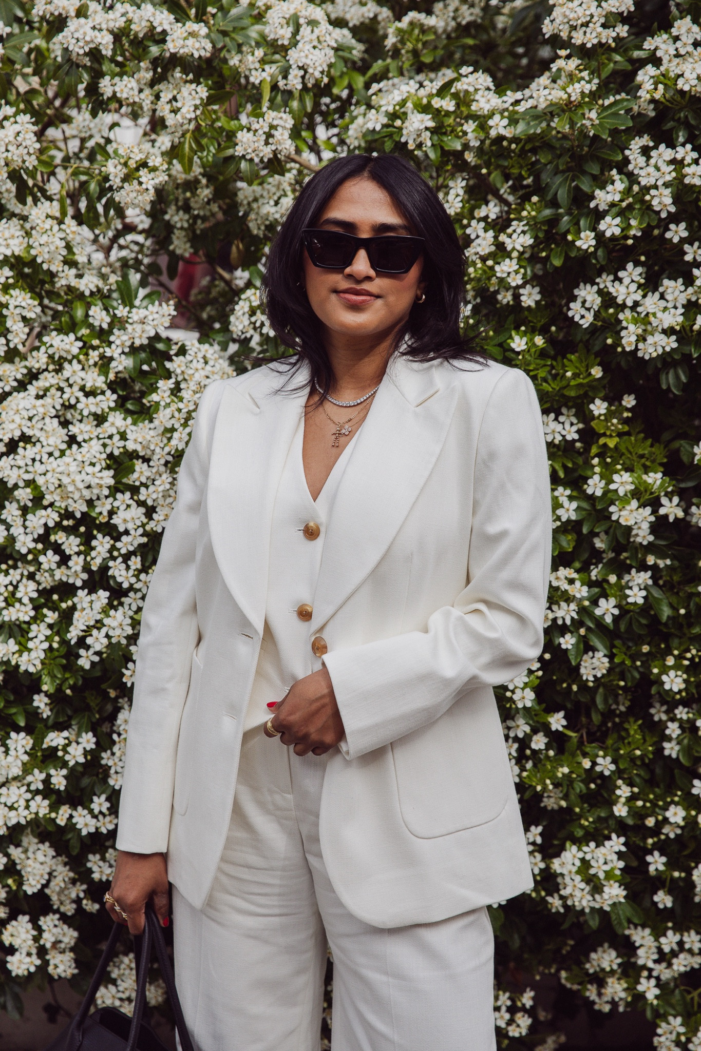 The summer suit 
Wedding suit 
Tennis necklace 

#LTKwedding #LTKworkwear