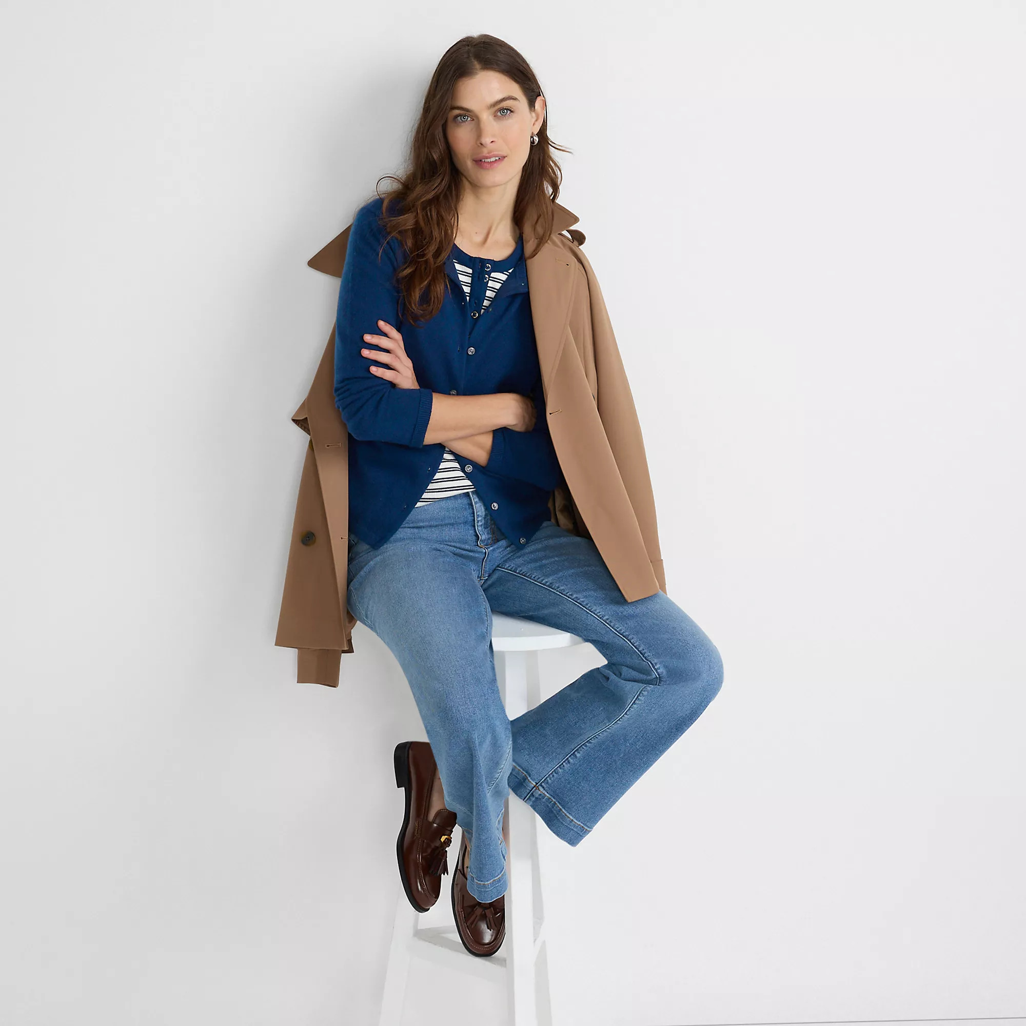 Women's Cashmere Cardigan Sweater | Lands' End (US)