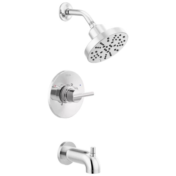 144749 Nicoli Tub and Shower Faucet with Rough-in Valve and Monitor | Wayfair North America