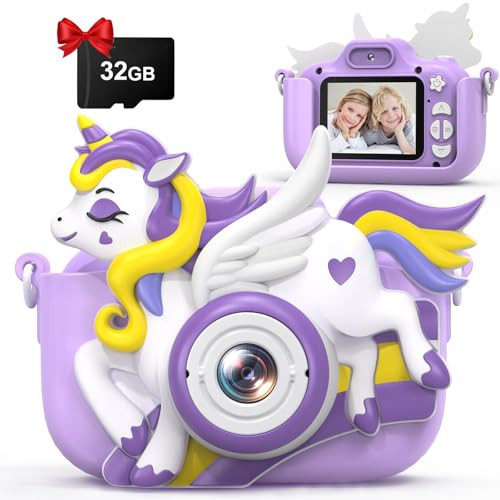 Kids Camera for Girls Boys, 2.0 HD IPS Screen 1080P Kids Video Camera for 4 5 6 7 8 9 10 11Years Old, Kids Digital Camera for Toddler Age 3-12,Holiday Birthday Graduation Gift Toy for Girl Boy | Amazon (US)