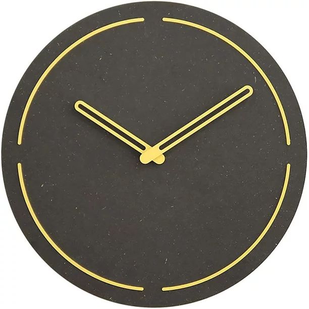 Modern Minimalist Concrete Collection Silent Wall Clock | Walmart (US)