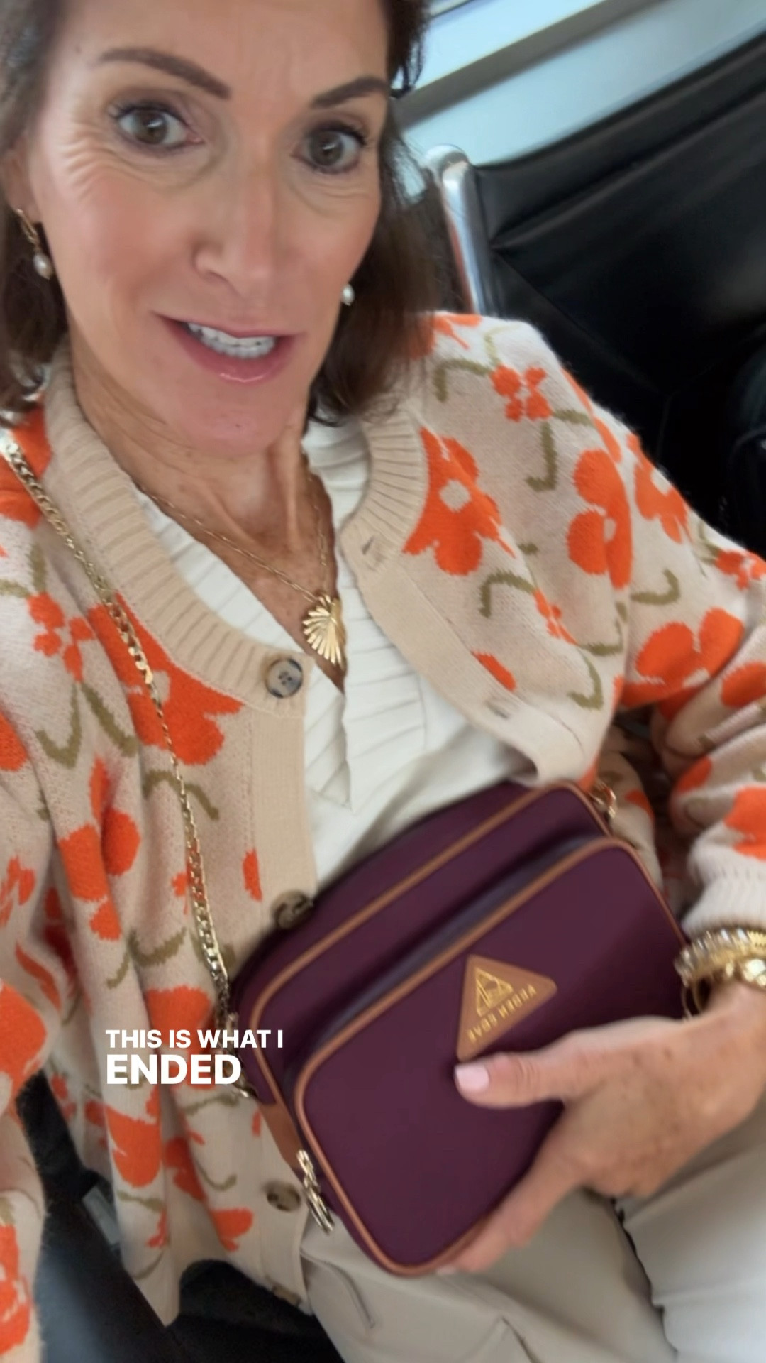 Travel style 
RFID locking travel purse 
Cardigan style 
International flight

Cardigan - L
Sweater  vest - M
Jogger - size 8
15% off purse with Code - BLESSINGANDSASS 

#LTKTravel #LTKStyleTip