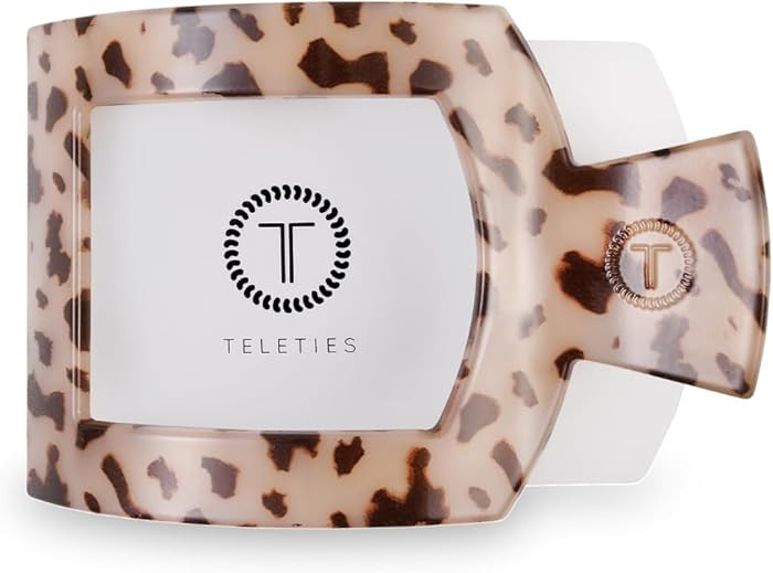 TELETIES - Medium Flat Square Clip - For Lying Down, Yoga, Driving & More - Strong Grip, Bendable... | Amazon (US)