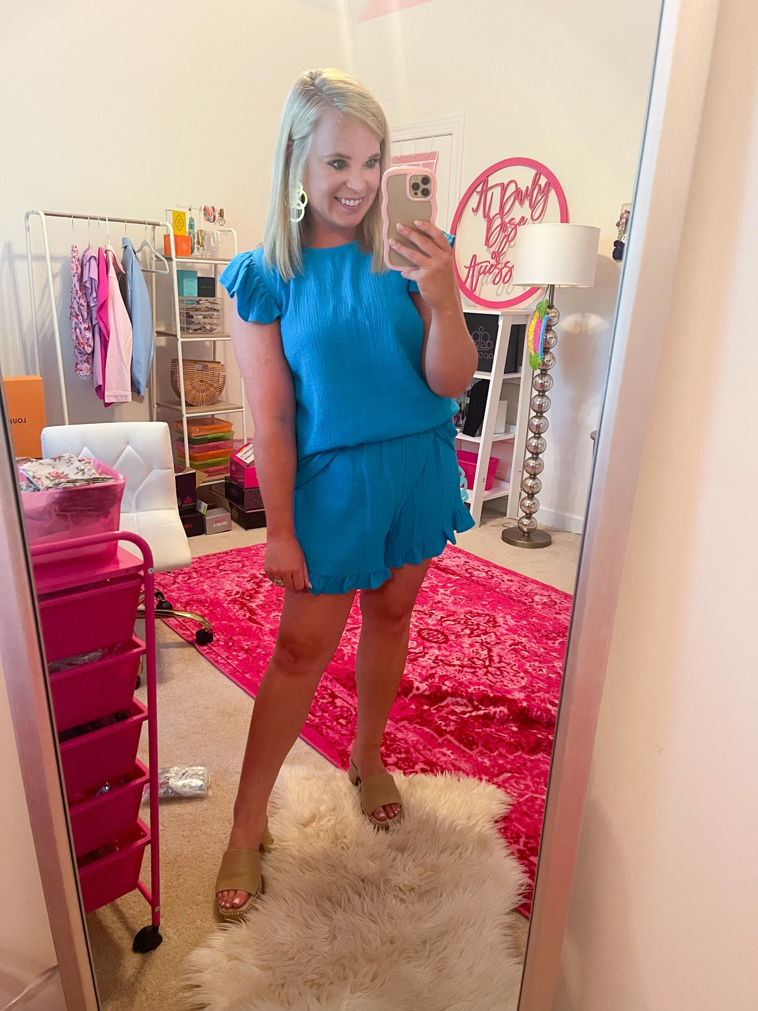 Entire outfit head to toe is on sale at Dillards 🩵 

#LTKsalealert #LTKshoecrush #LTKunder100