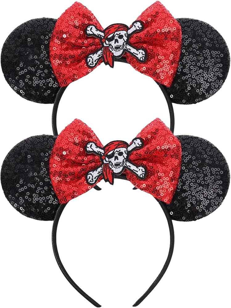 2pcs Pirate-Themed Headband Women Pirates Costume Accessories | Amazon (US)