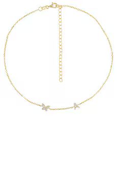 Pave Butterfly Initial Choker
                    
                    By Adina Eden | Revolve Clothing (Global)