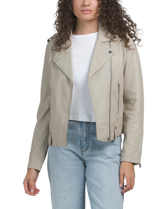 Leather Morgan Jacket | TJ Maxx