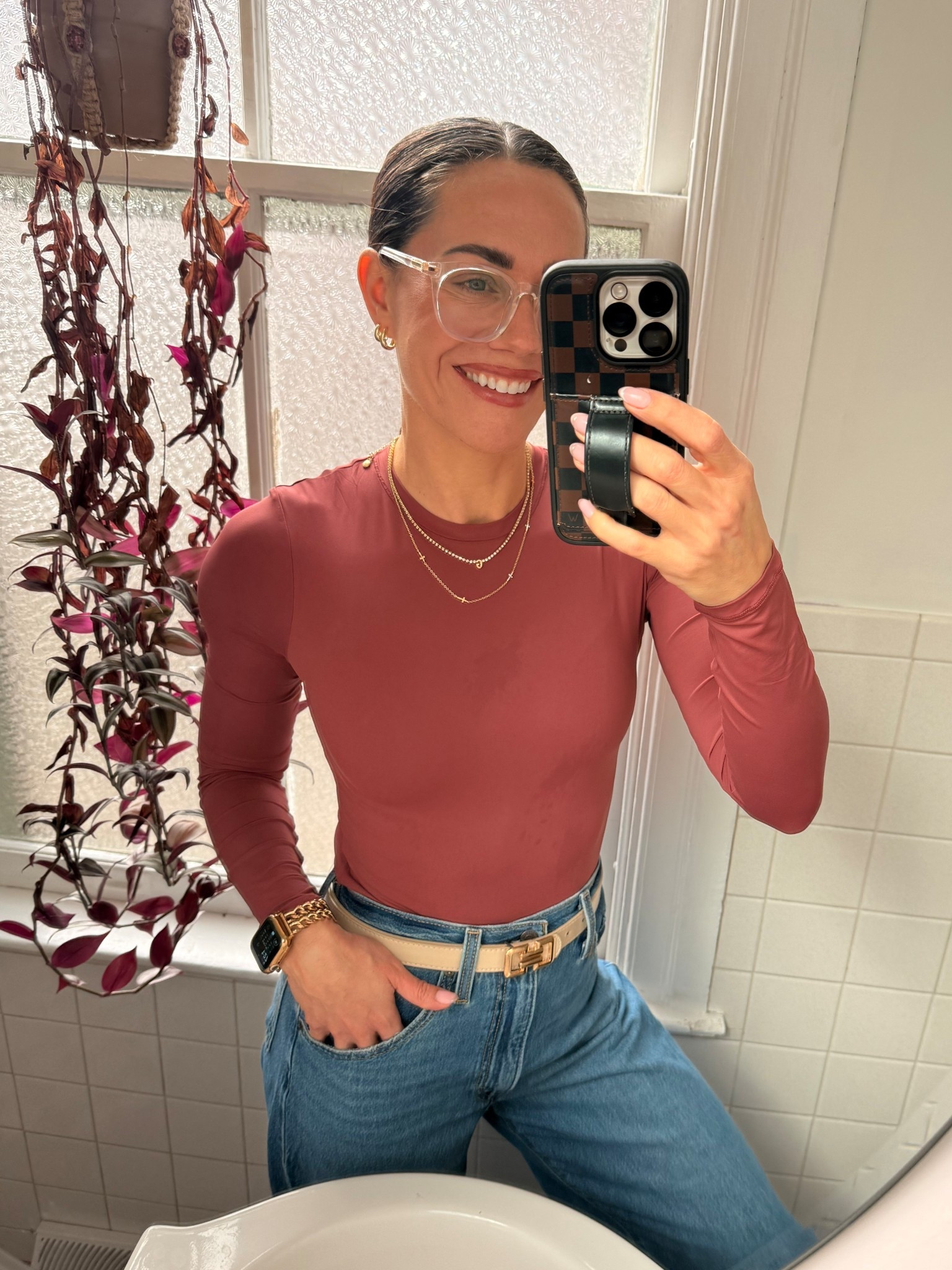 The bodysuit I own in almost every color! Comfortable and TTS. And my every day dainty necklaces. I couldn’t find the exact match for my initial necklace, but chose a close option. 🫶🏼

#LTKootd #LTKgrwm #LTKmomlife