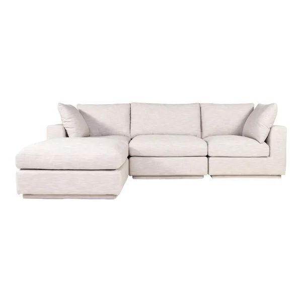 Maisy 4 - Piece Modular Upholstered Reversible Chaise L-Sectional | Wayfair North America